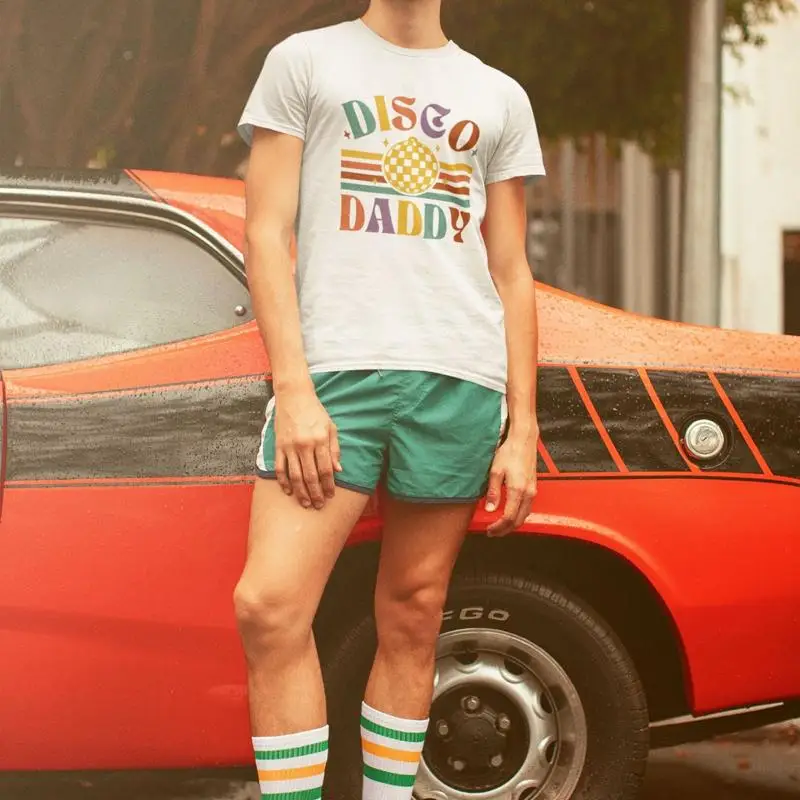 Men'S Fashion 70S - Disco Daddy T Shirt 70s Party