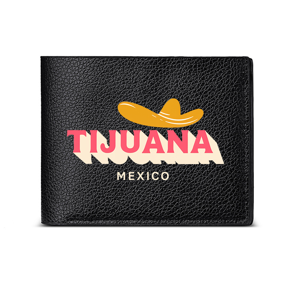 Men'S Fashion Tijuana - Tijuana Mexico With Sombrero Design Men's