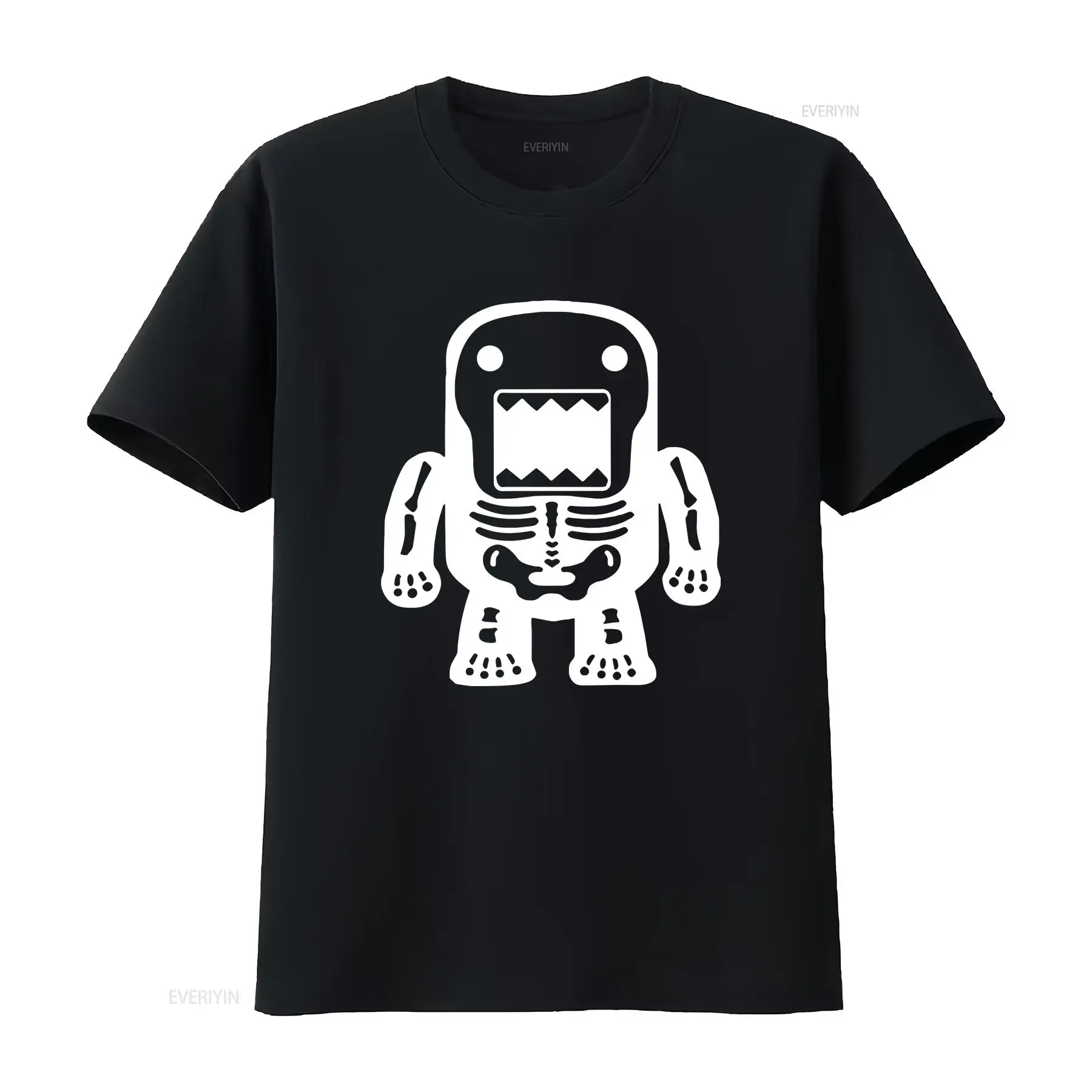 Men'S Fashion X - X Ray Domo Kun Black T