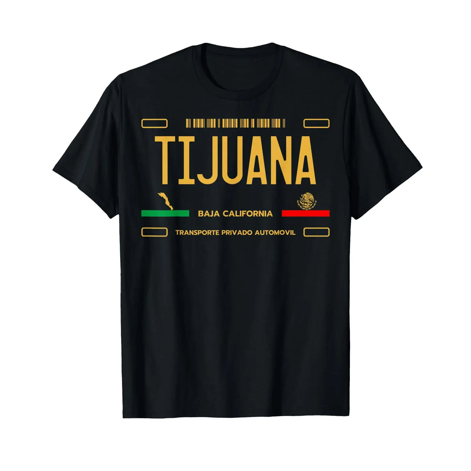 Men'S Fashion Tijuana - Tijuana License Plate T Shirt vintage