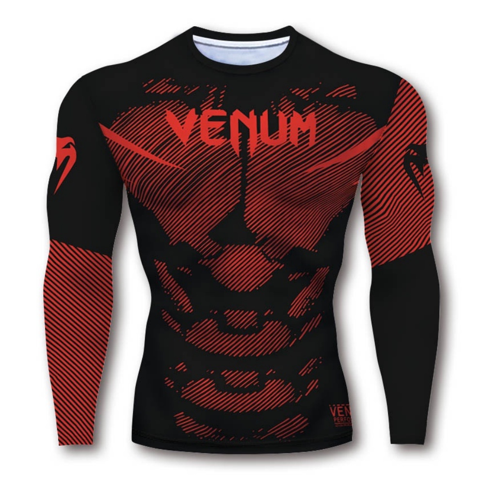 Dragon Pattern Long Sleeve Com - огляд і ціна Compression Shirt Workout