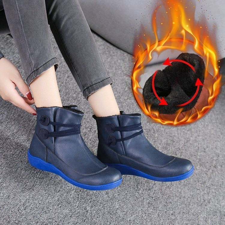 Women Vintage Round Toe PU Lea - огляд і ціна Men Fashion Vintage