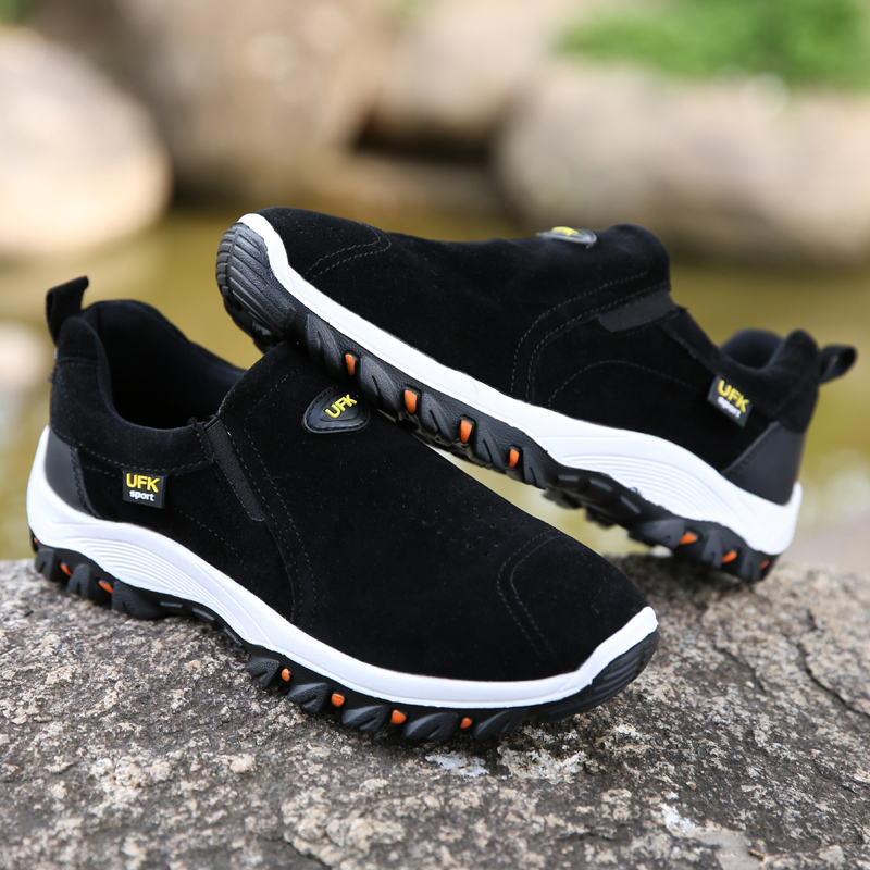 New Outdoor Hiking Camping Lig - огляд і ціна Suede Loafers Men