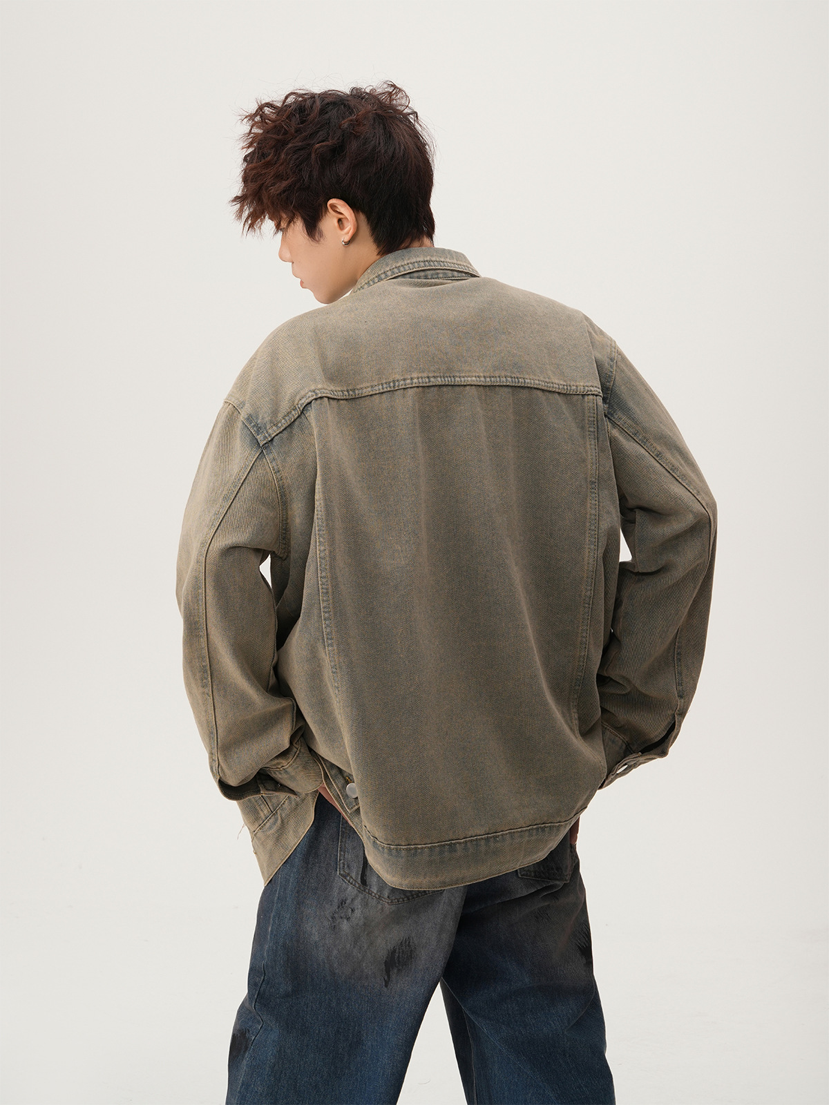 American High Street Ripped De - огляд і ціна Mens Fashion Denim Jacket
