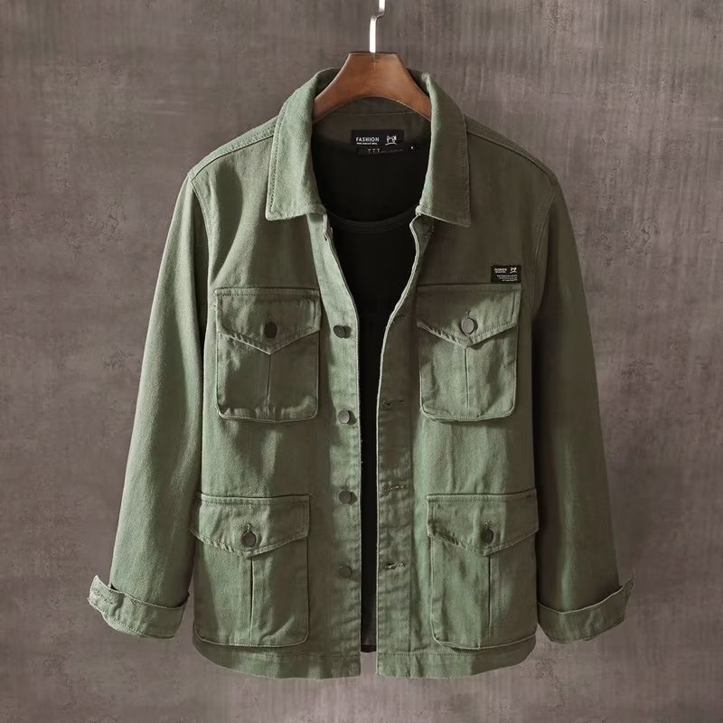 Spring and Autumn New Men's Fa - огляд і ціна Mens Fashion Denim Jacket