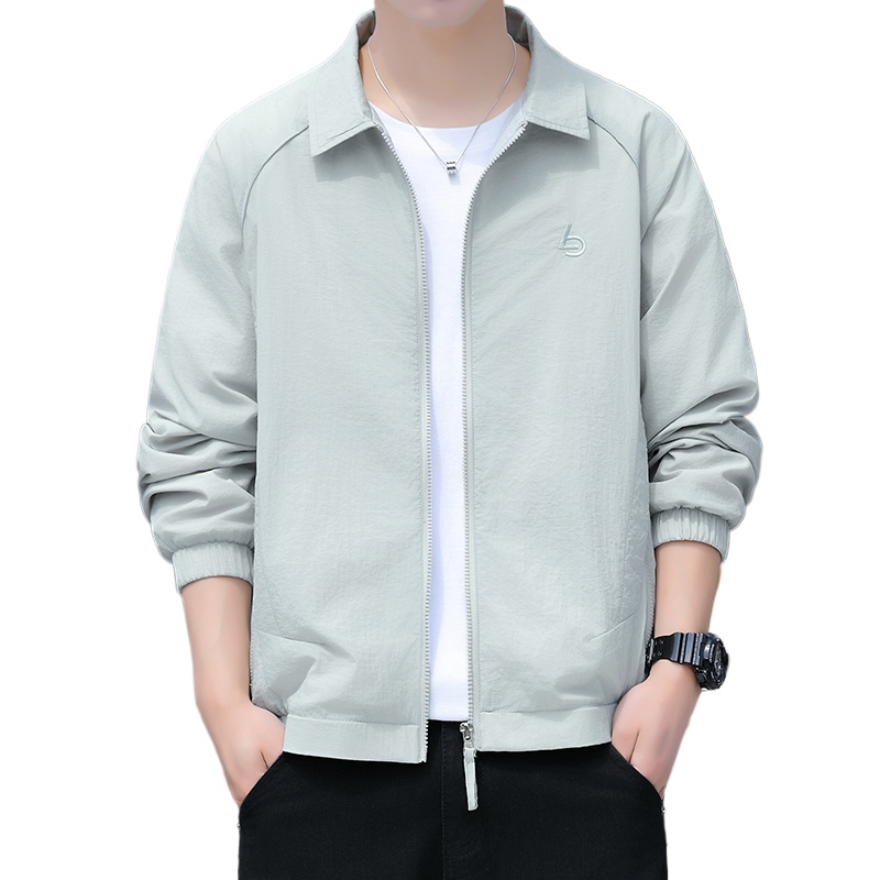 Men's Sun Protection Clothing  - огляд і ціна Men'S Fashion Zipper Jacket