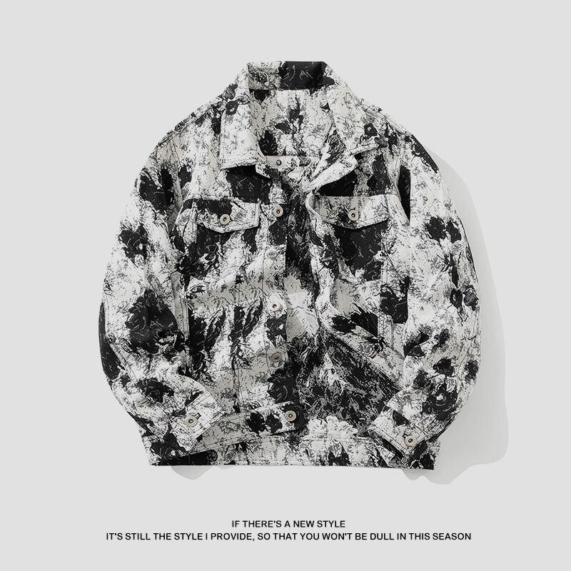 Streetwear Plus Size 4XL Embro - огляд і ціна Mens Fashion Denim Jacket