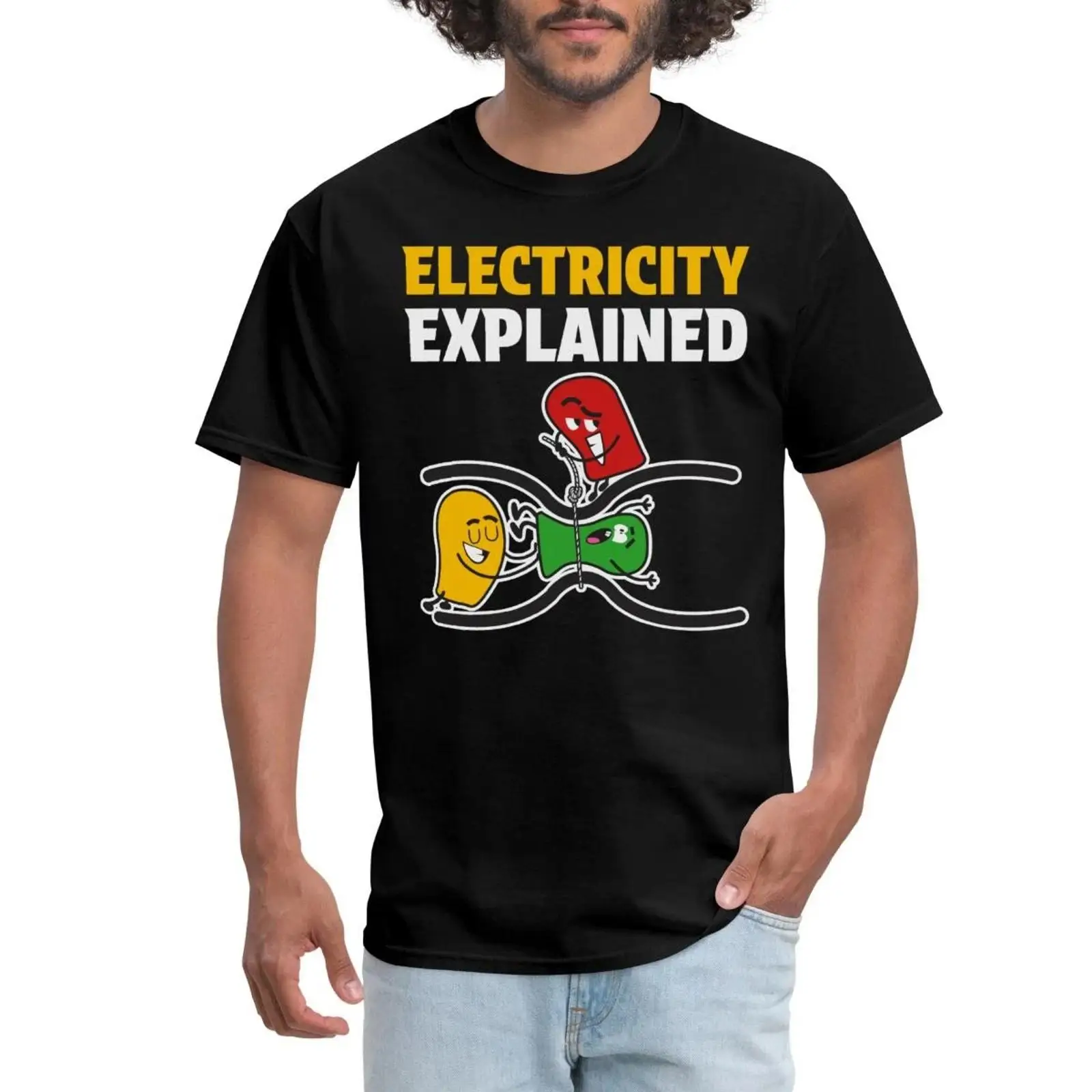 Electricity Explained Humorous - огляд і ціна Men'S Fashion Explained