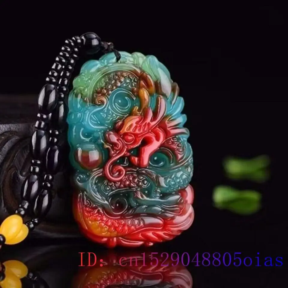Real Jade Dragon Pendant Neckl - огляд і ціна Men'S Fashion Jewelry