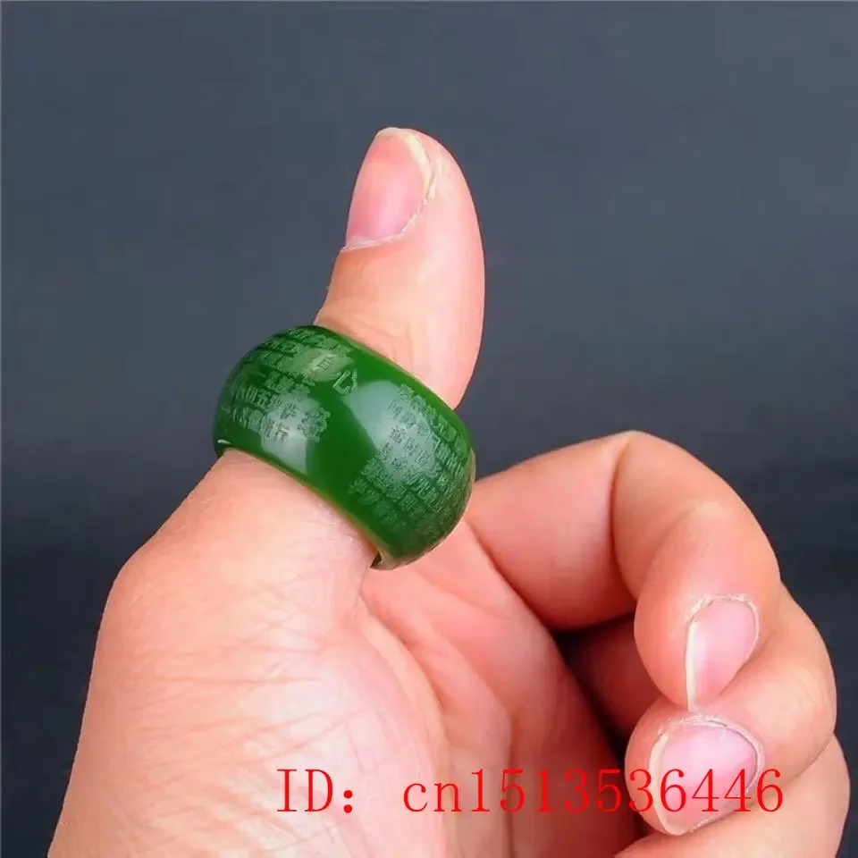 Natural Green Jade 22mm Ring H - огляд і ціна Men'S Fashion Jewelry