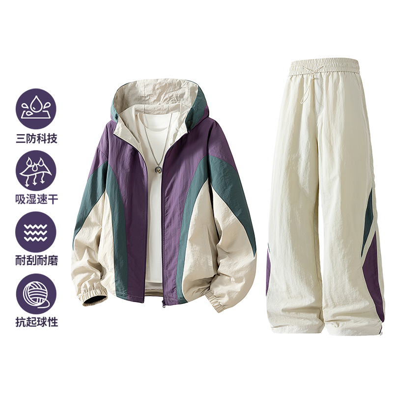 New two-piece men's spring-aut - огляд і ціна Men'S Fashion Zipper Jacket