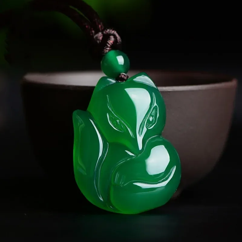 Jade Fox Necklace Pendant Natu - огляд і ціна Men'S Fashion Jewelry