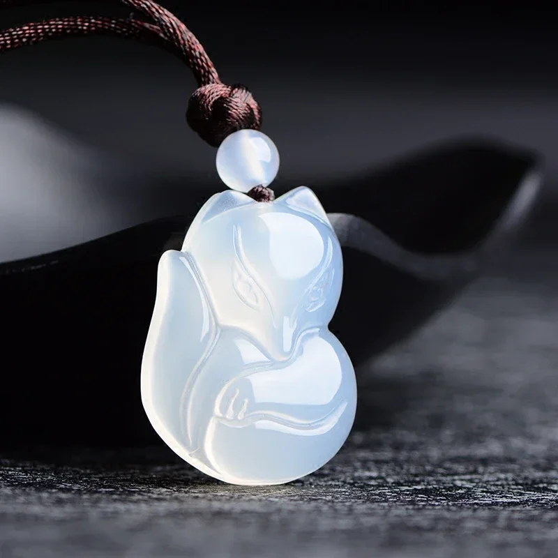 Jade Fox Necklace Pendant Natu - огляд і ціна Men'S Fashion Jewelry