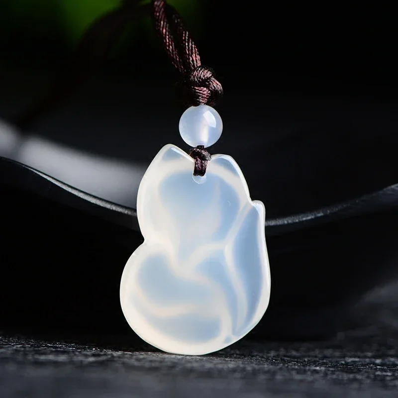 Jade Fox Necklace Pendant Natu - огляд і ціна Men'S Fashion Jewelry