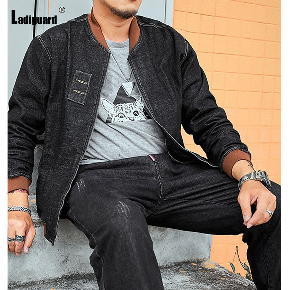 Ladiguard Plus Size 7xl Mens P - огляд і ціна Men'S Fashion Zipper Jacket