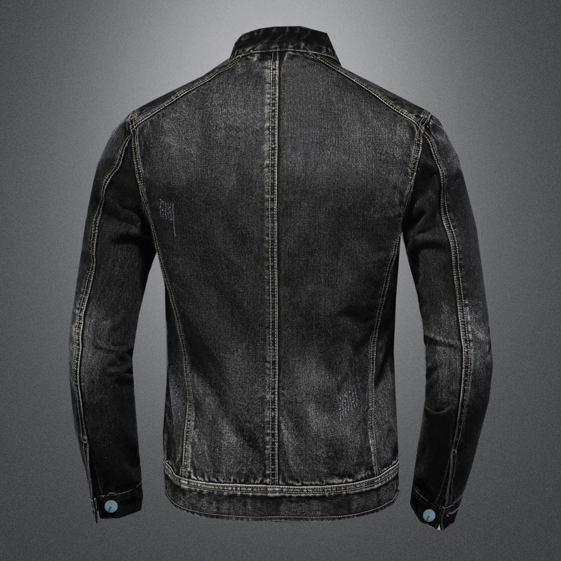 Men Vintage Stand Collar Pilot - огляд і ціна Men'S Fashion Zipper Jacket