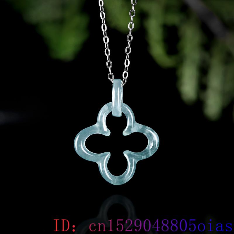 Blue Myanmar Jadeite Four Leaf - огляд і ціна Men'S Fashion Jewelry
