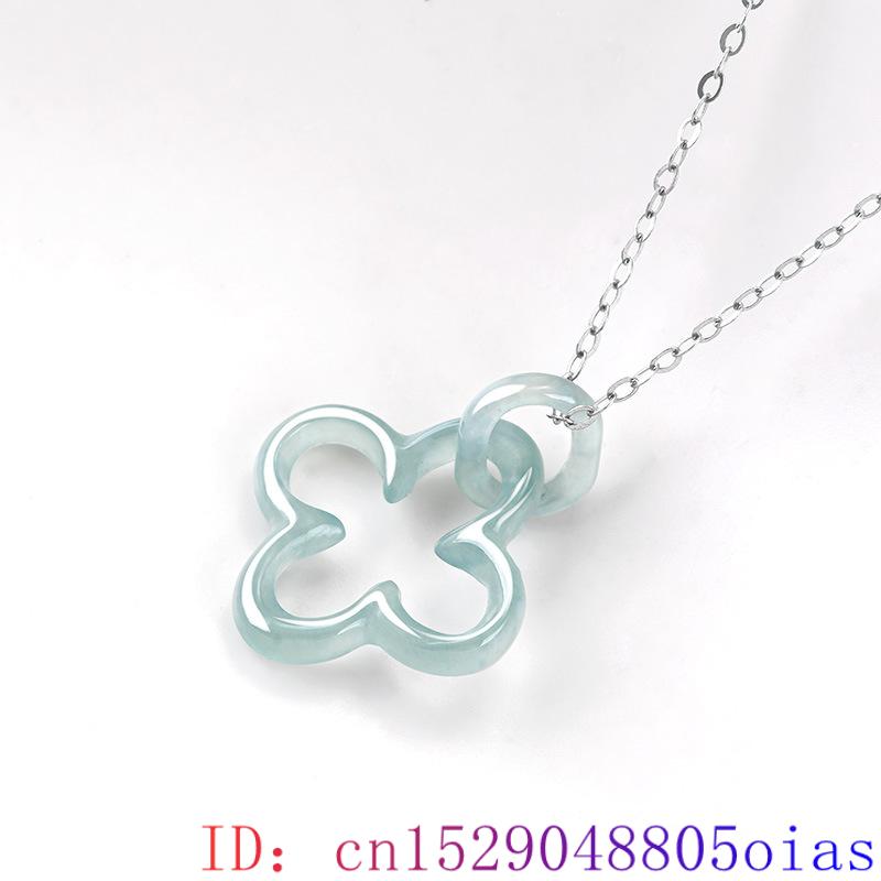 Blue Myanmar Jadeite Four Leaf - огляд і ціна Men'S Fashion Jewelry
