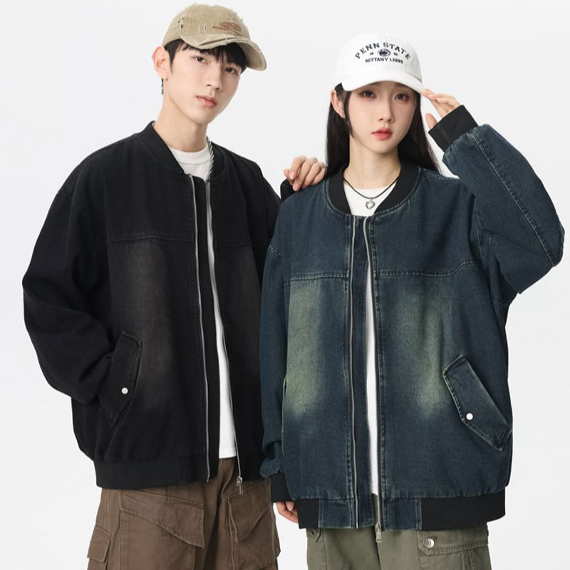 Spring Autumn Sports Jacket Ca - огляд і ціна Mens Fashion Denim Jacket