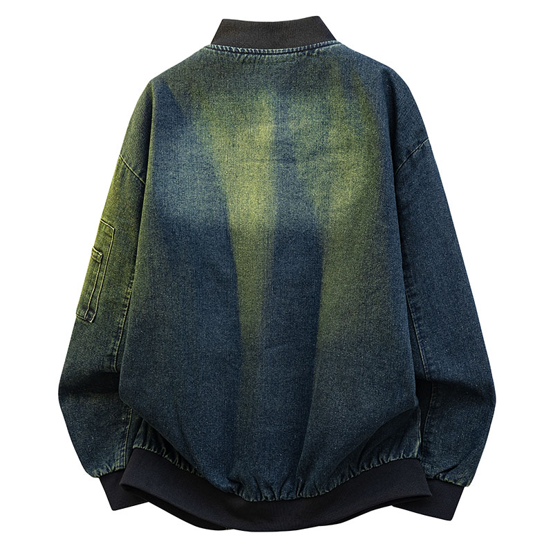Spring Autumn Sports Jacket Ca - огляд і ціна Mens Fashion Denim Jacket