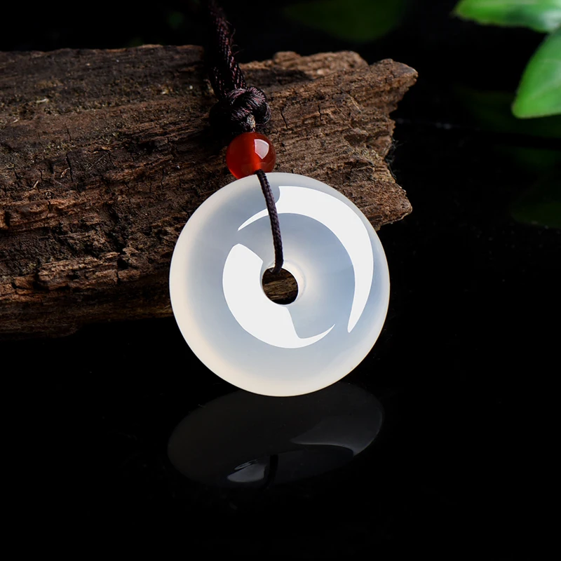 Natural Multicolor Jade Doughn - огляд і ціна Men'S Fashion Necklaces