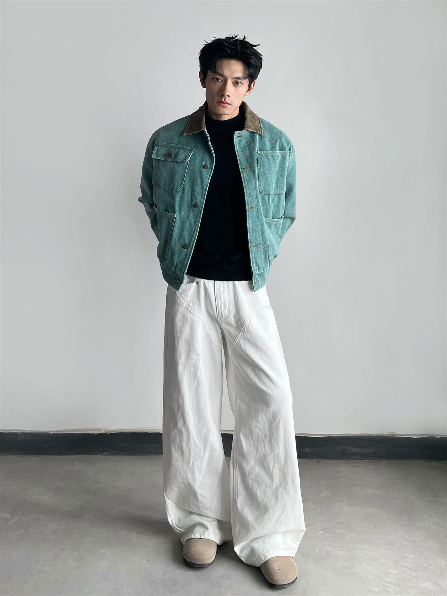 2026 Autumn New Vintage Denim  - огляд і ціна Mens Fashion Denim Jacket