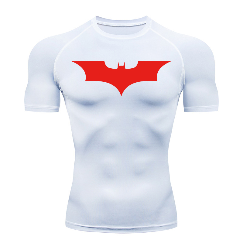 Bat Print Compression Shirts f - огляд і ціна Compression Shirt Workout