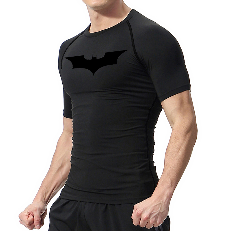 Bat Print Compression Shirts f - огляд і ціна Compression Shirt Workout