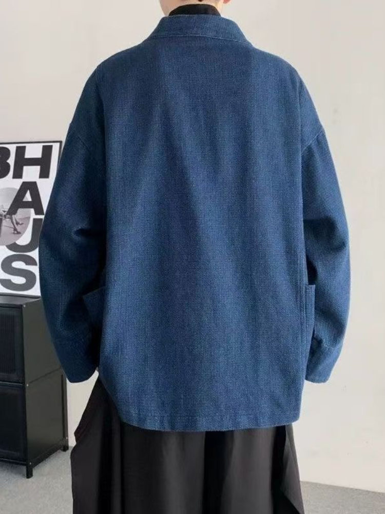 Vintage Japanese Style Denim C - огляд і ціна Mens Fashion Denim Jacket