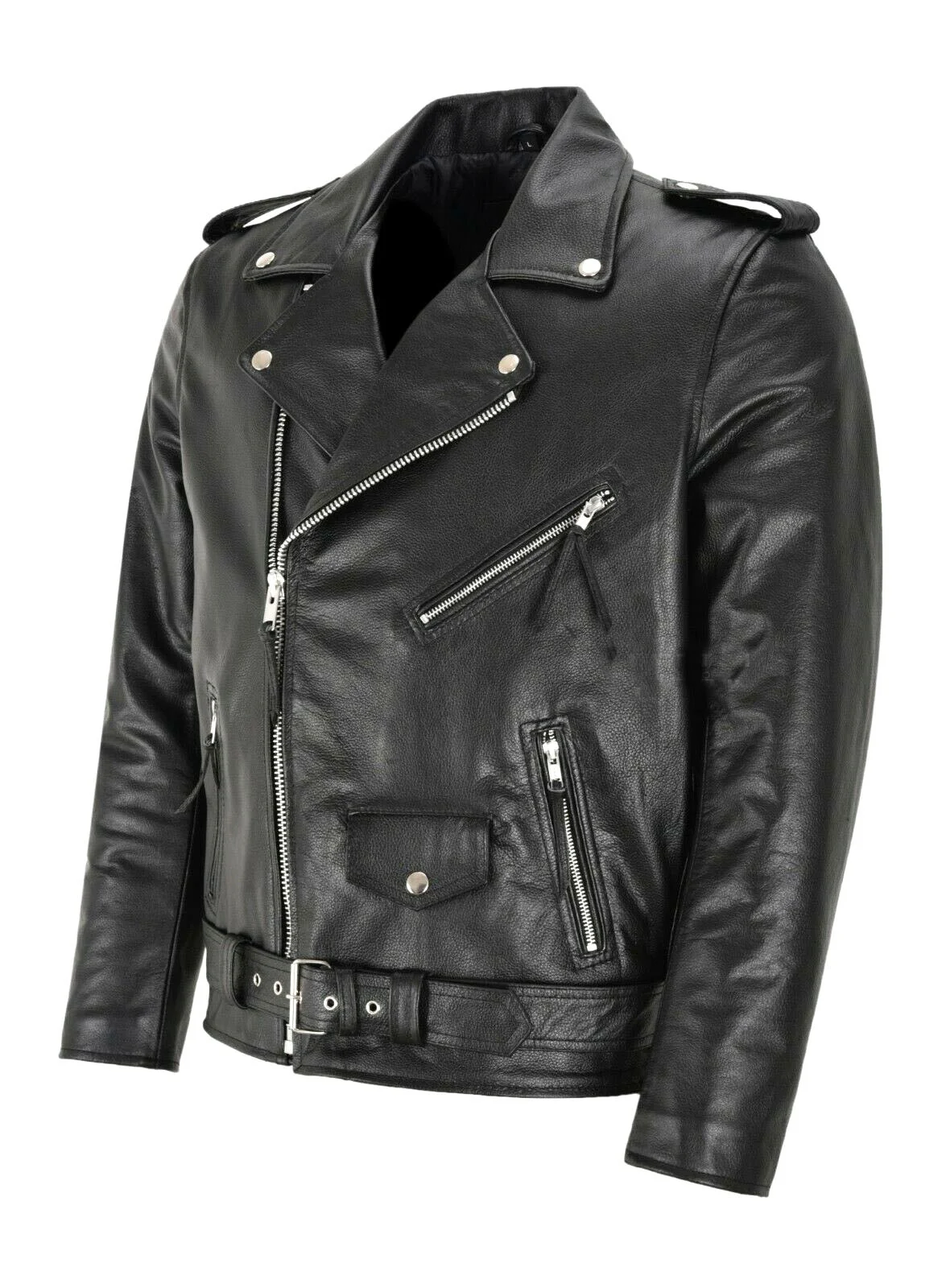 Mens Fashion Leather Jacket Sl - огляд і ціна Men'S Fashion Zipper Jacket
