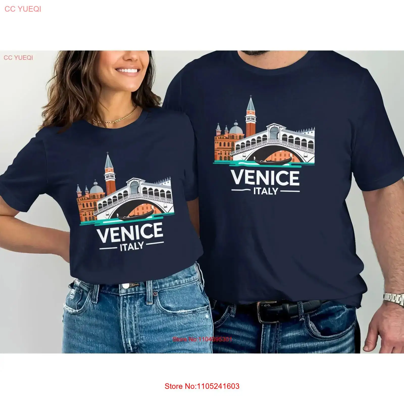 VENICE ITALY SHIRT for Her Him - огляд і ціна Men'S Fashion Venice Italy