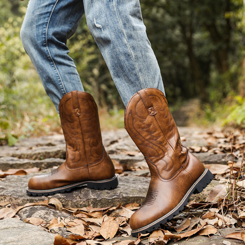 Men's Boots Classic Handmade E - огляд і ціна Men Fashion Vintage