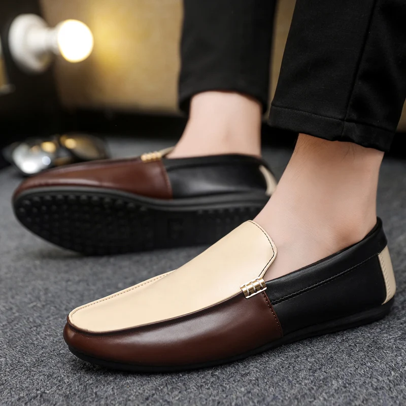 Fashion Leather Loafers For Me - огляд і ціна Suede Loafers Men