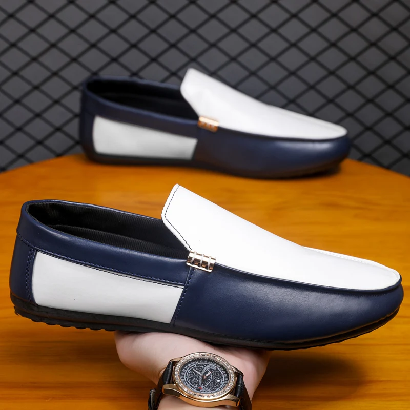 Fashion Leather Loafers For Me - огляд і ціна Suede Loafers Men