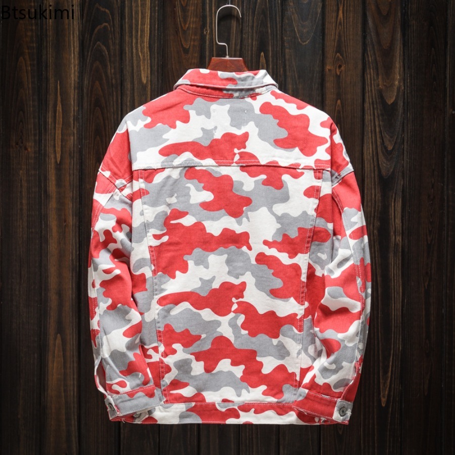 Spring Autumn Men's Fashion De - огляд і ціна Mens Fashion Denim Jacket