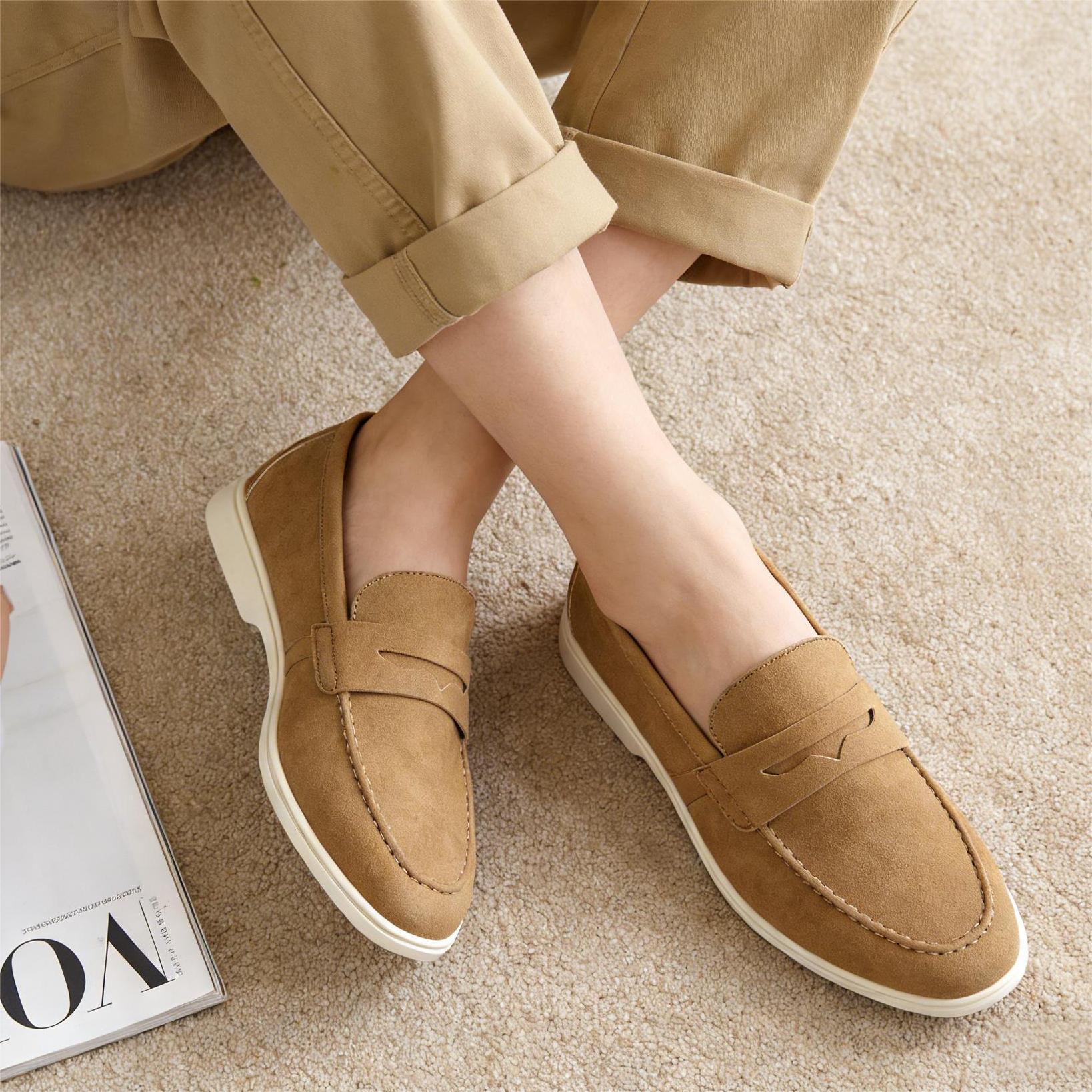 Men's Breathable Loafers Fashi - огляд і ціна Suede Loafers Men