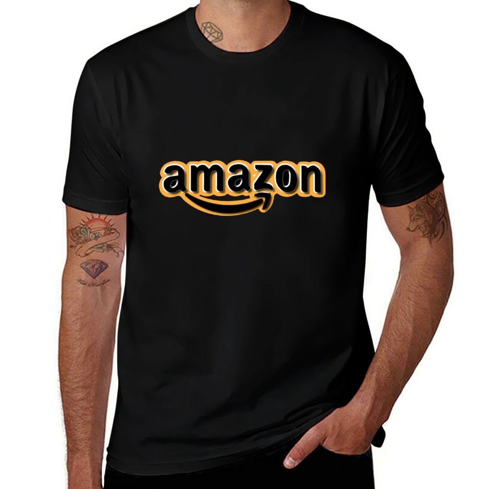 amazon logo design T-Shirt Fas - огляд і ціна Amazon Men'S Fashion