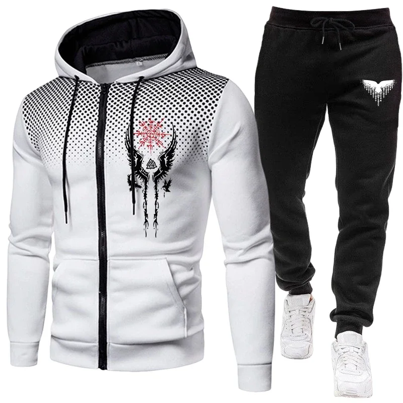 Men's Set Autumn Winter Hot Sa - огляд і ціна Men'S Fashion Zipper Jacket