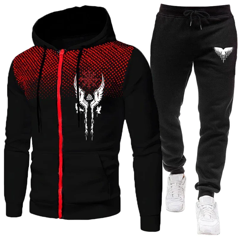 Men's Set Autumn Winter Hot Sa - огляд і ціна Men'S Fashion Zipper Jacket