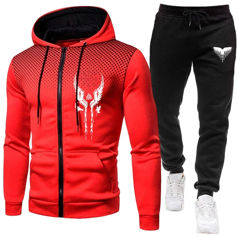 Men's Set Autumn Winter Hot Sa - огляд і ціна Men'S Fashion Zipper Jacket