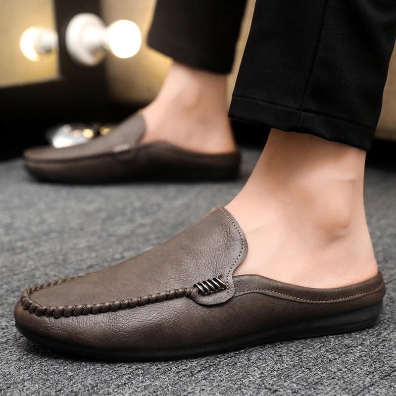 Hot Sale Men's Half Shoes Comf - огляд і ціна Suede Loafers Men