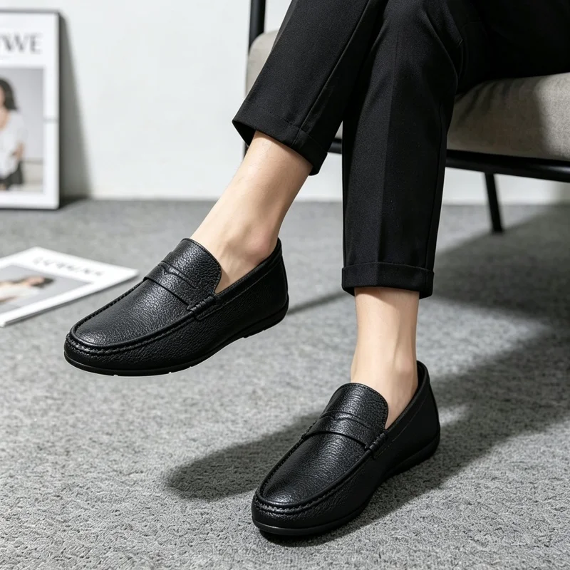 Classic Design Casual Shoes Fo - огляд і ціна Suede Loafers Men
