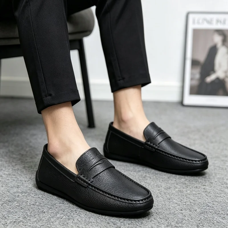 Classic Design Casual Shoes Fo - огляд і ціна Suede Loafers Men