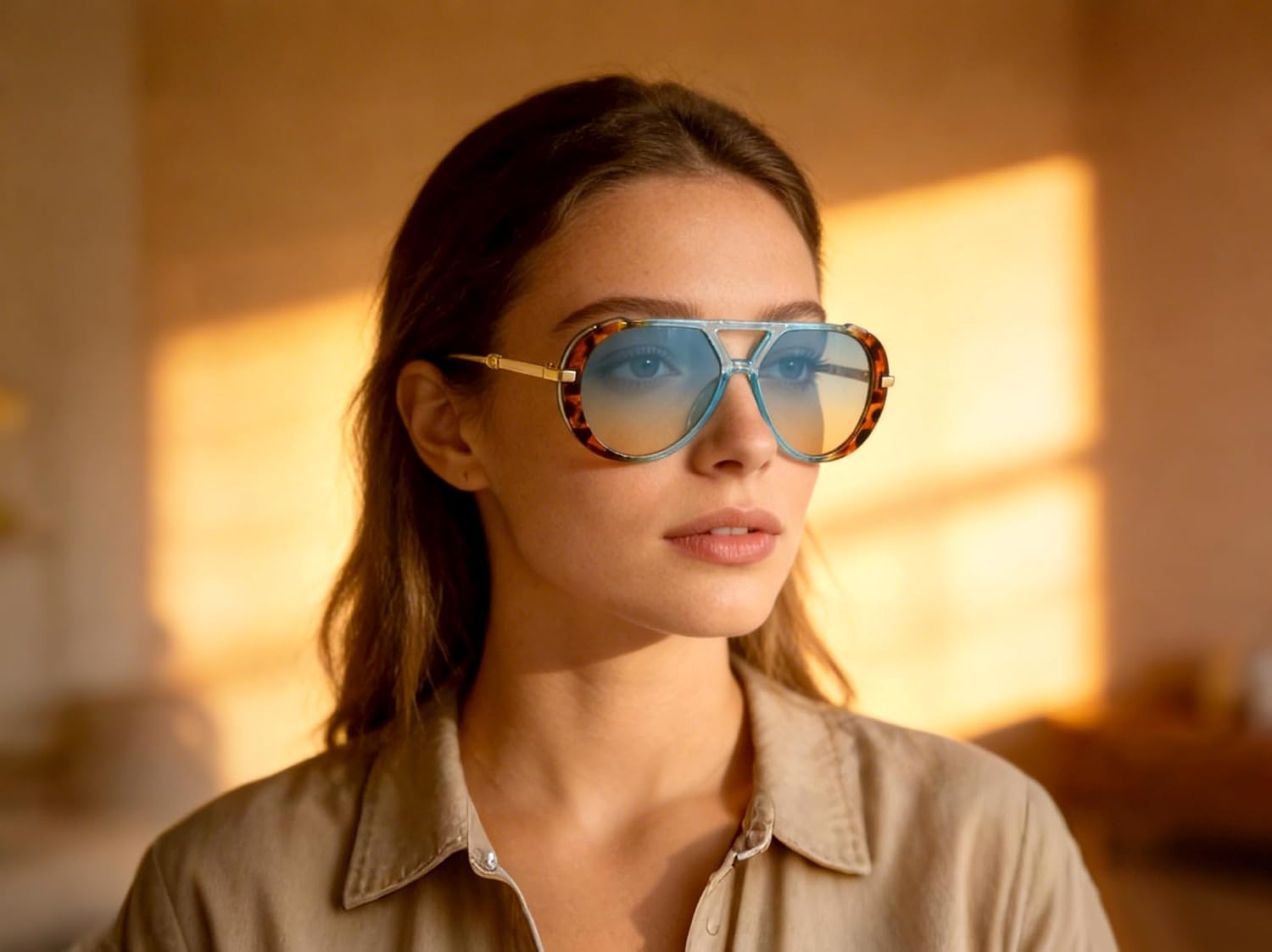 KENBO Retro Gold Aviator Sungl - огляд і ціна Men'S Fashion 70S