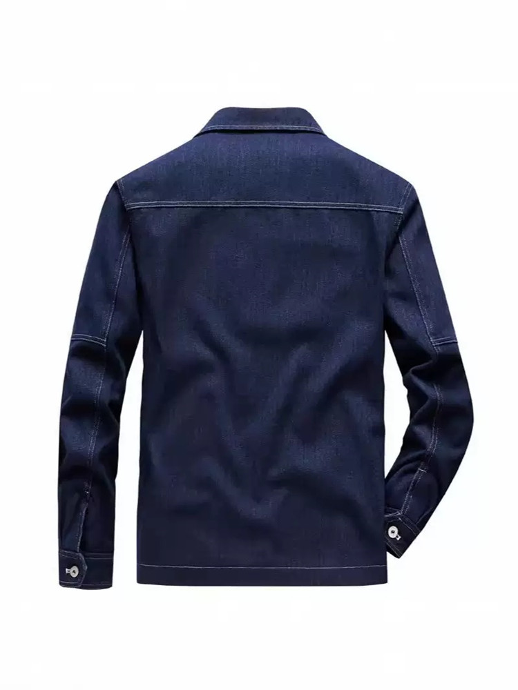 Autumn and Spring Fashion Tren - огляд і ціна Mens Fashion Denim Jacket
