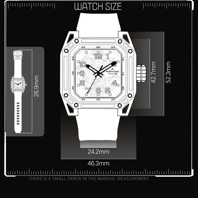 NORTH EDGE Men's Mechanical Wa - огляд і ціна Men'S Fashion X